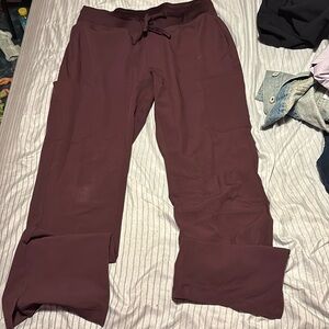 Mandala cargo scrub pants